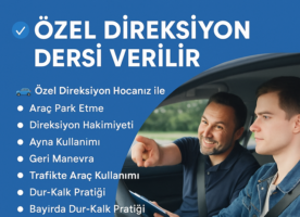 İstanbul’da Özel Direksiyon Eğitimi: Güvenli Sürüşe Giden Yol DireksiyonHocasi.net ile Başlar