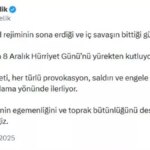 AK Parti’den Suriye’ye Destek Açıklaması