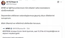Antalya’da 4.9 büyüklüğünde deprem (2)