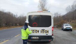 Artvin’de servis araçları denetlendi