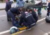 Ataşehir’de motosiklete çarpan otomobil takla attı: 2 yaralı