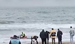 Bartın’da alabora olan lastik bottaki 2 kişi kurtarıldı