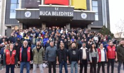 Buca Belediyesi’ndeki yaklaşık 2 bin işçiden iş bırakma eylemi