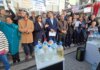 Çanakkale’de su sorunu protesto edildi