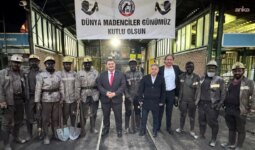 Maden işçileri, Dünya Madenciler Günü’nü sahada kutladı