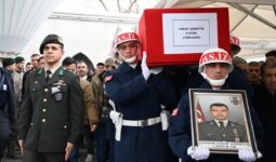 Motosiklet kazasında hayatını kaybeden üsteğmen toprağa verildi