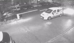 Pendik’te 2 kişiye çarpan alkollü sürücü kaçmaya çalıştı, 7 araca daha çarptı; kaza kamerada