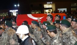 Şehit polis memurunun cenazesi, Samsun’a getirildi