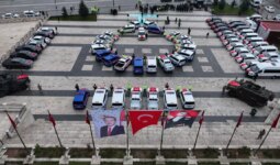 Sivas’ta polis ve jandarmaya 62 yeni araç tahsis edildi