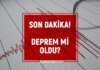 SON DEPREMLER! 9 Aralık deprem mi oldu, deprem ne zaman, kaç büyüklüğünde oldu?