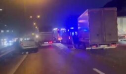 TEM Otoyolu’nda zincirleme kaza… Trafik kilitlendi!