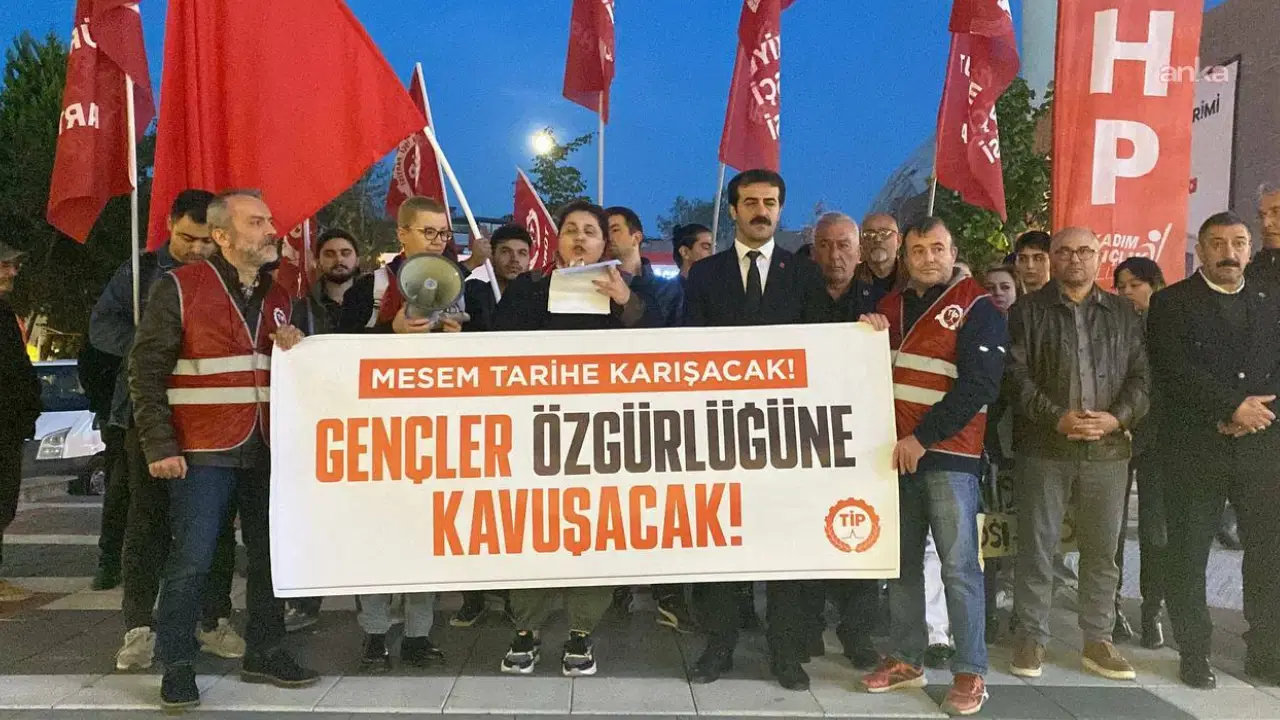 TİP, MESEM protestosunda tutuklamayı Samsun’da protesto etti: ‘Çocukları staj adı altında ölüme göndermenize sessiz kalmayacağız’