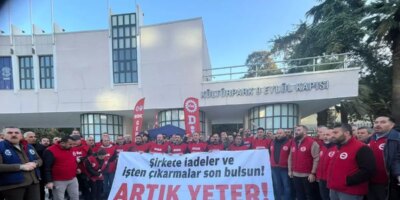İzmir’de belediye işçilerinin eylemi 2’nci günde