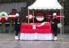 Şehit polis memuru Emre Albayrak için İstanbul İl Emniyet Müdürlüğünde tören düzenlendi / Havadan görüntü